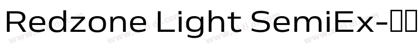 Redzone Light SemiEx字体转换